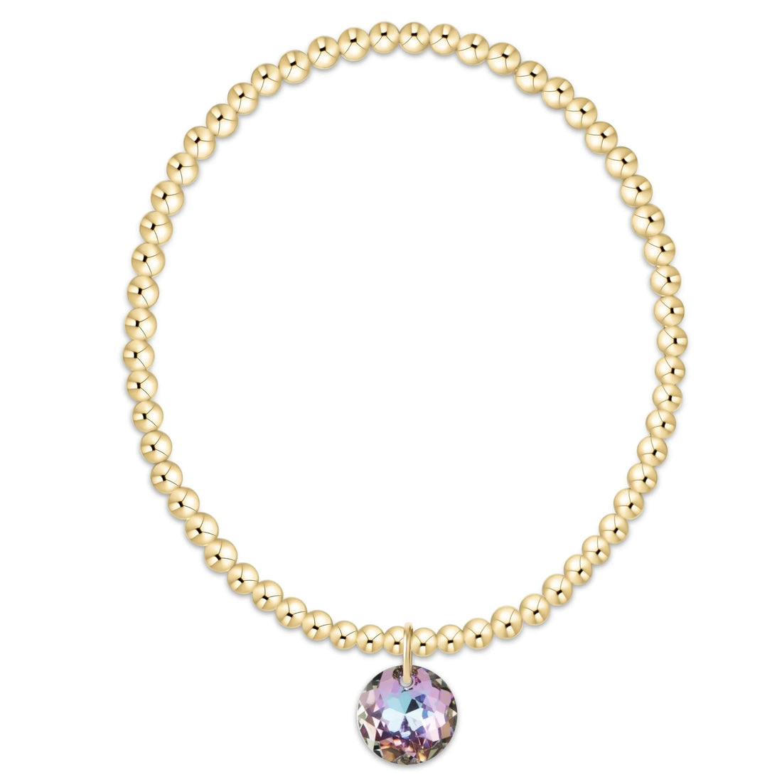 Enewton Classic Gold 3mm Bracelet Reflection Charm-6 JEWELRY ENEWTON 