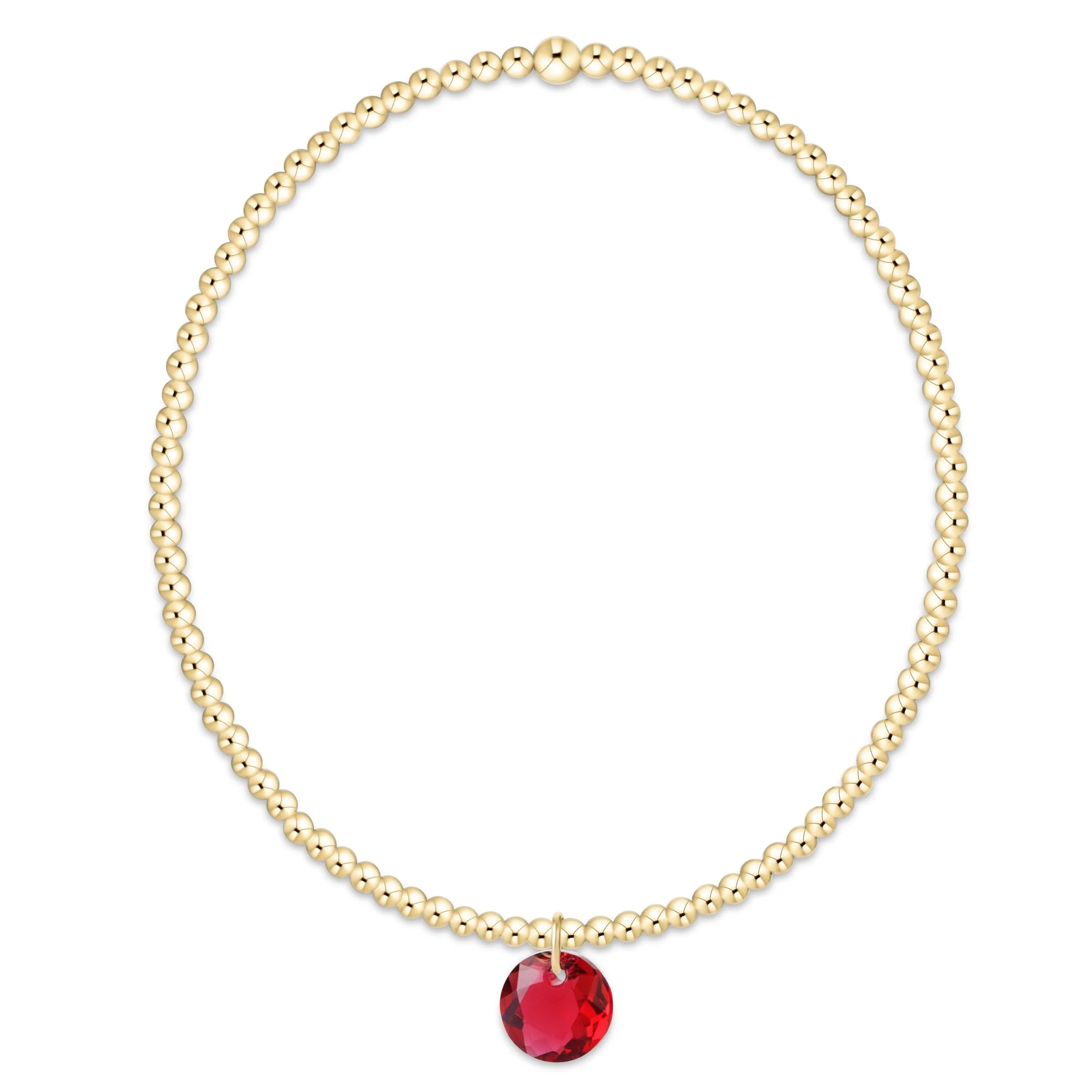 Enewton Classic Gold 2mm Bracelet Reflection Small Charm-7