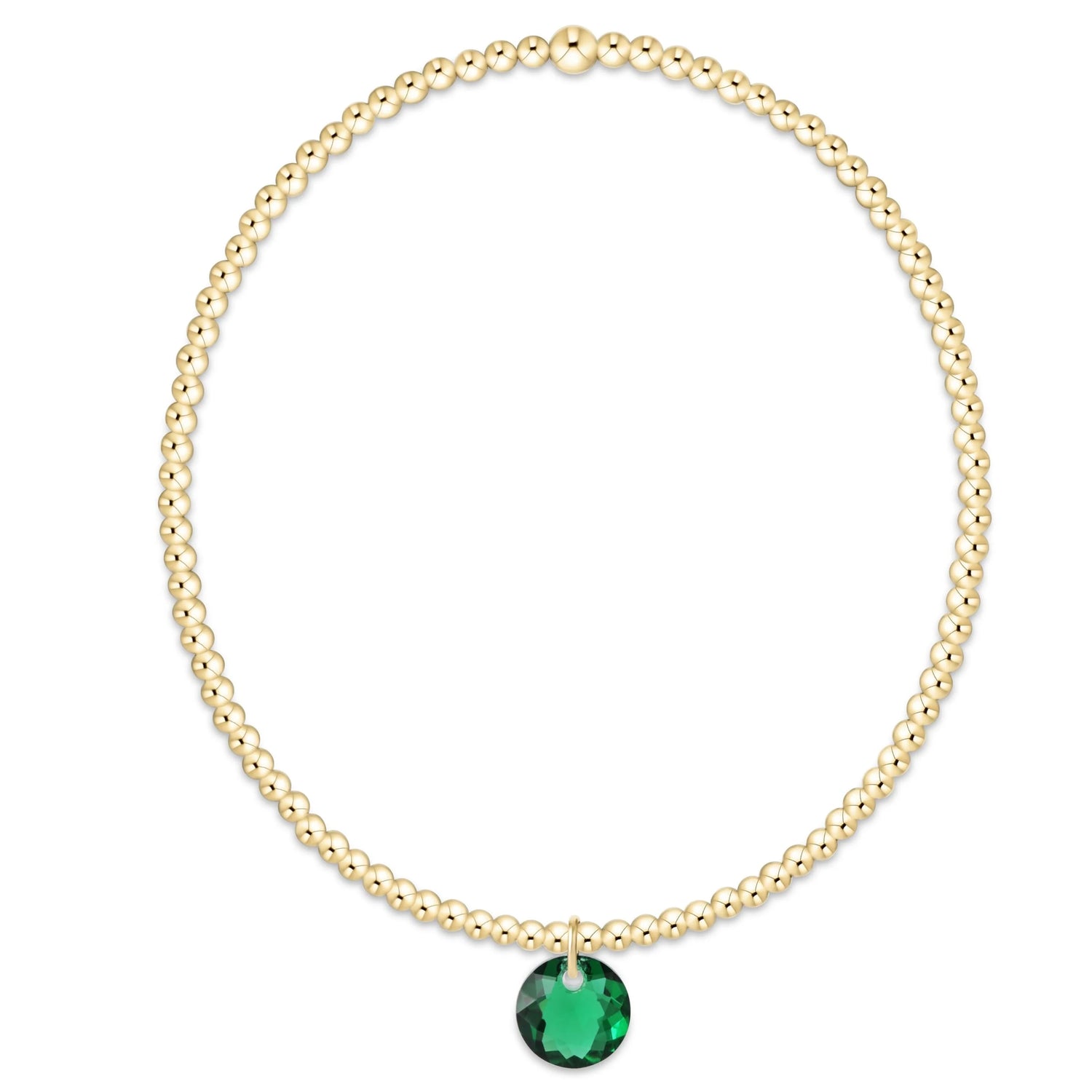 Enewton Classic Gold 2mm Bracelet Reflection Small Charm-5