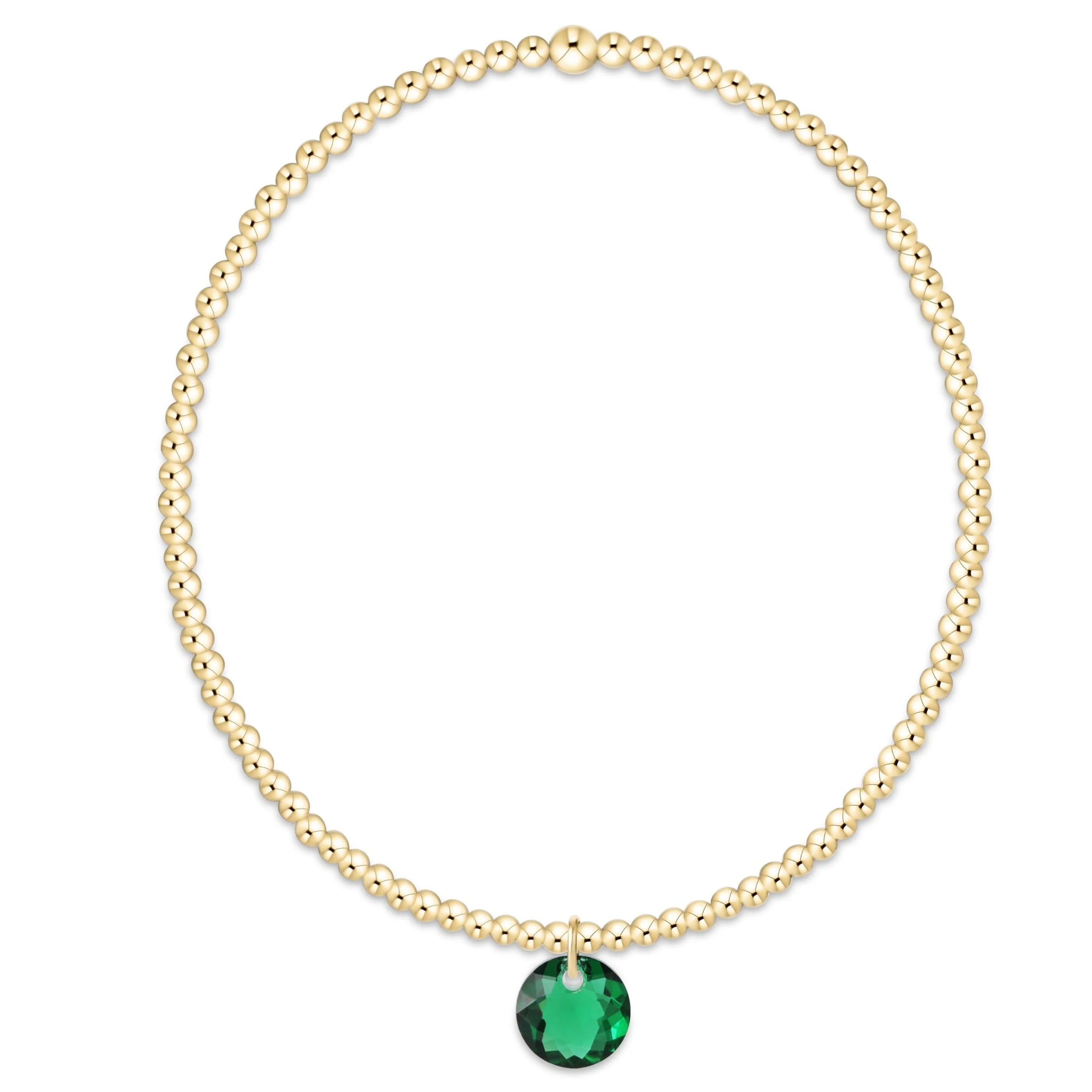 Enewton Classic Gold 2mm Bracelet Reflection Small Charm-5
