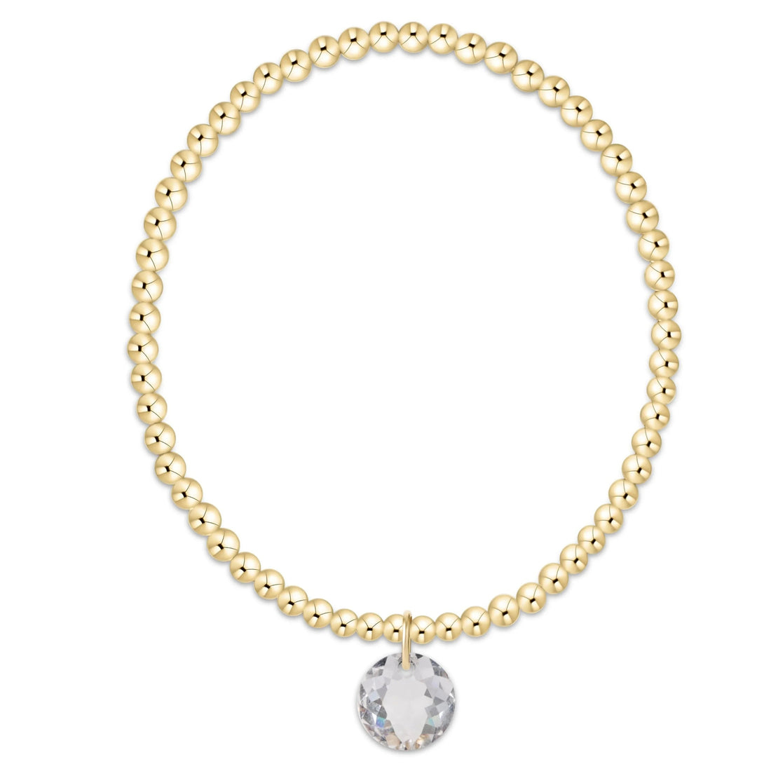 Enewton Classic Gold 3mm Bracelet Reflection Charm-4 JEWELRY ENEWTON 