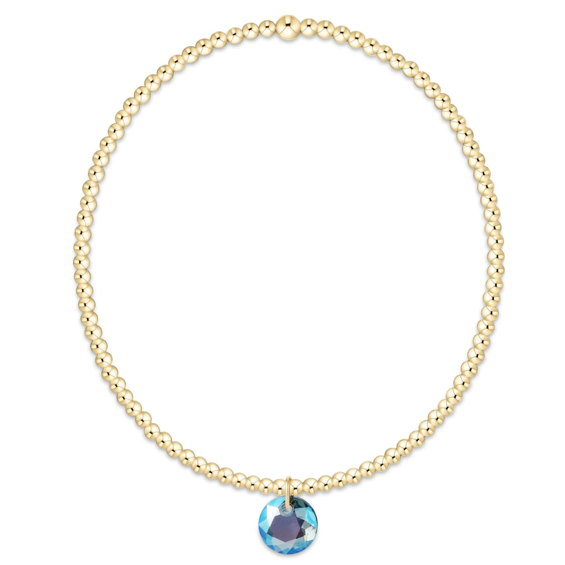 Enewton Classic Gold 2mm Bracelet Reflection Small Charm-3 JEWELRY ENEWTON 