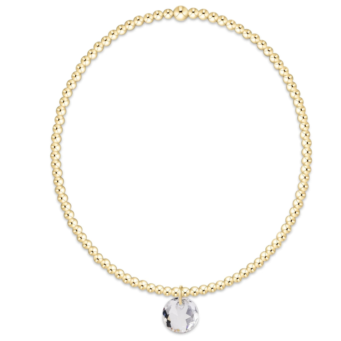 Enewton Classic Gold 2mm Bracelet Reflection Small Charm-4 JEWELRY ENEWTON 