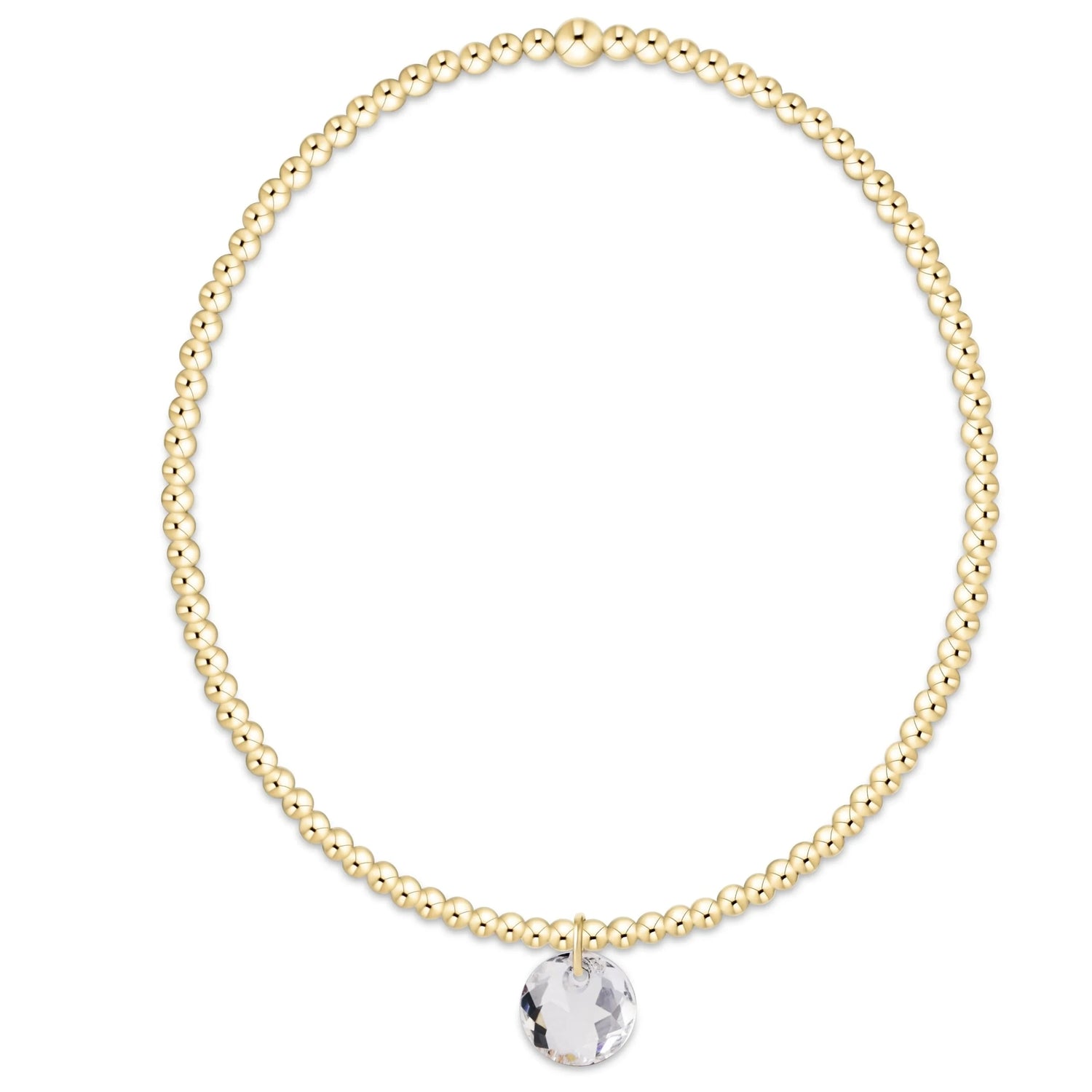 Enewton Classic Gold 2mm Bracelet Reflection Small Charm-4 JEWELRY ENEWTON 