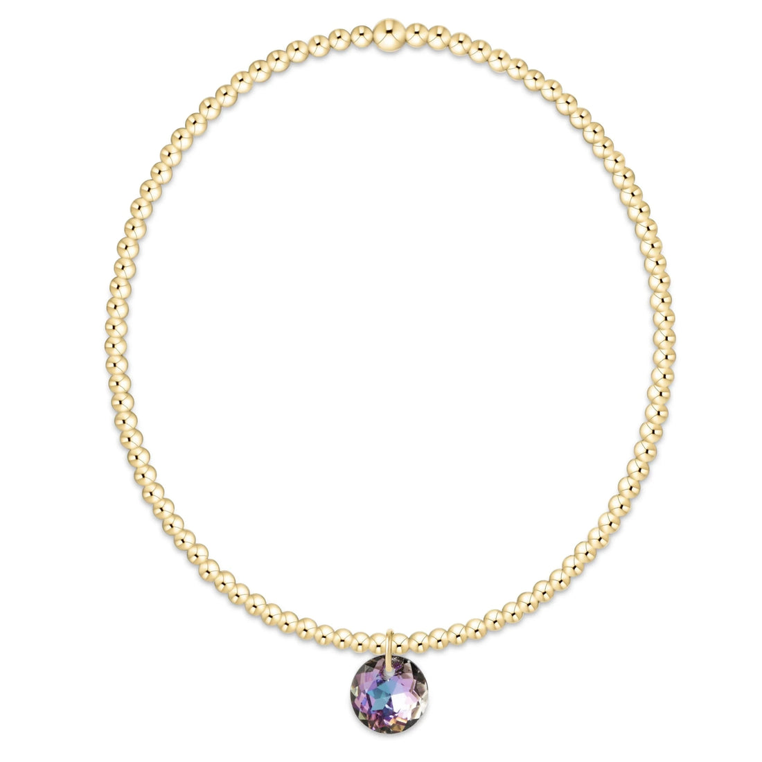 Enewton Classic Gold 2mm Bracelet Reflection Small Charm-6 JEWELRY ENEWTON 