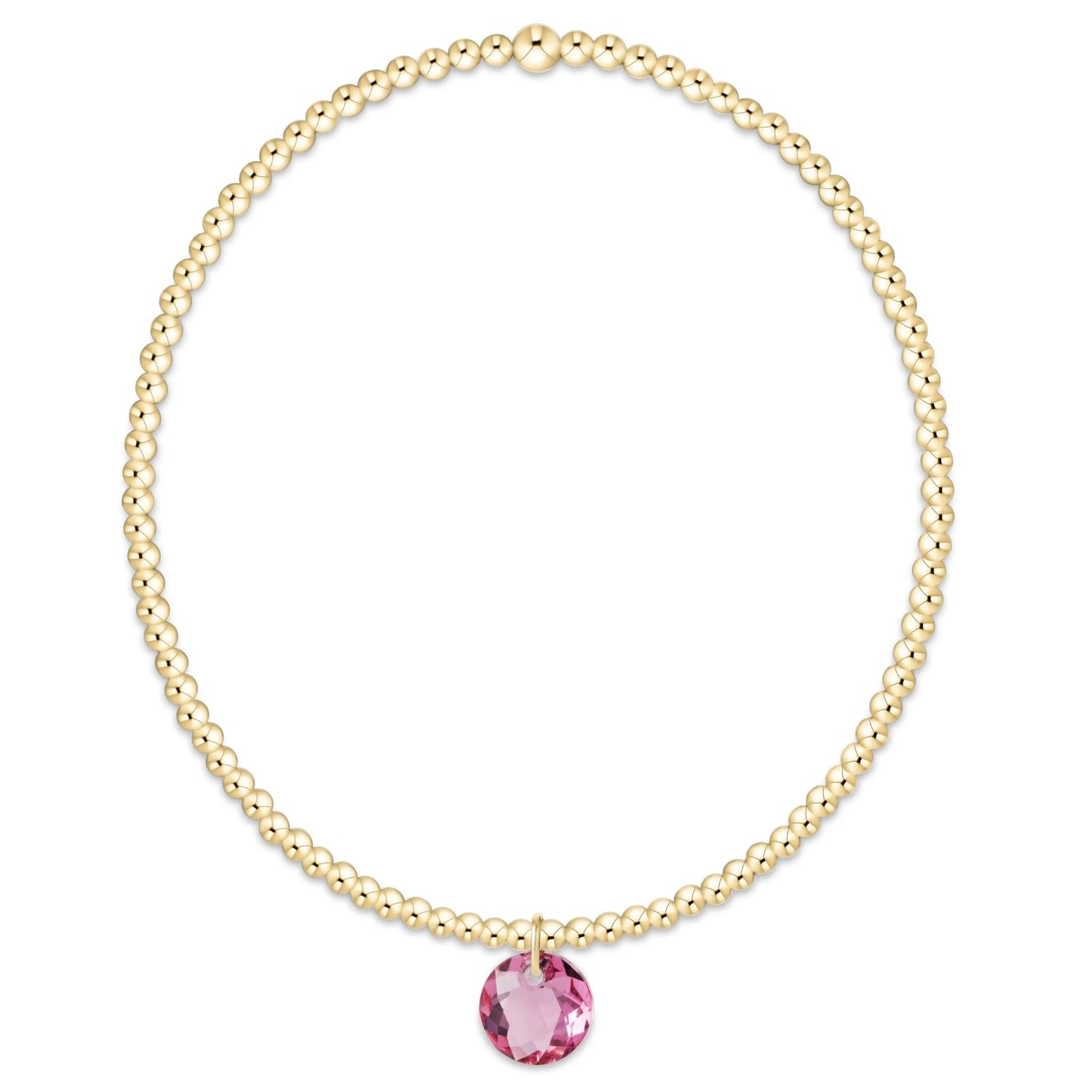 Enewton Classic Gold 2mm Bracelet Reflection Small Charm - 10 JEWELRY ENEWTON 