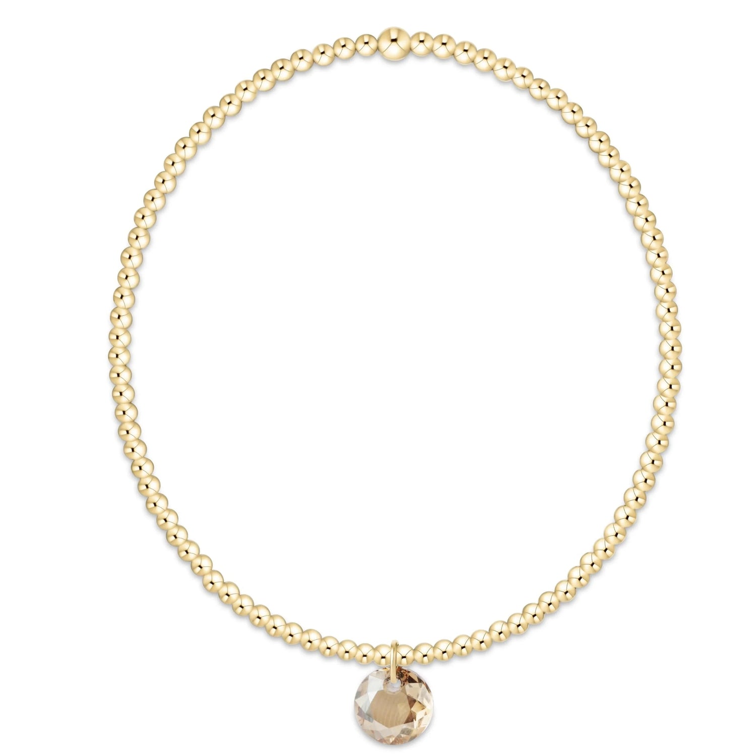 Enewton Classic Gold 2mm Bracelet Reflection Small Charm-11 JEWELRY:~~Unassigned~~ ENEWTON 