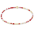 Enewton Gameday Hope Unwritten Bracelet- Red - White JEWELRY:~~Unassigned~~ ENEWTON 