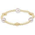 Enewton Signature Cross Gold & Admire Pearl 3mm Gold Bracelet JEWELRY:~~Unassigned~~ ENEWTON 