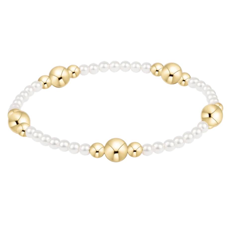 Enewton Purpose Gold 6mm Pearl Bracelet JEWELRY:~~Unassigned~~ ENEWTON 