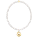Enewton Classic Pearl 3mm Bracelet - Classic Gold 10mm Charm JEWELRY:~~Unassigned~~ ENEWTON 
