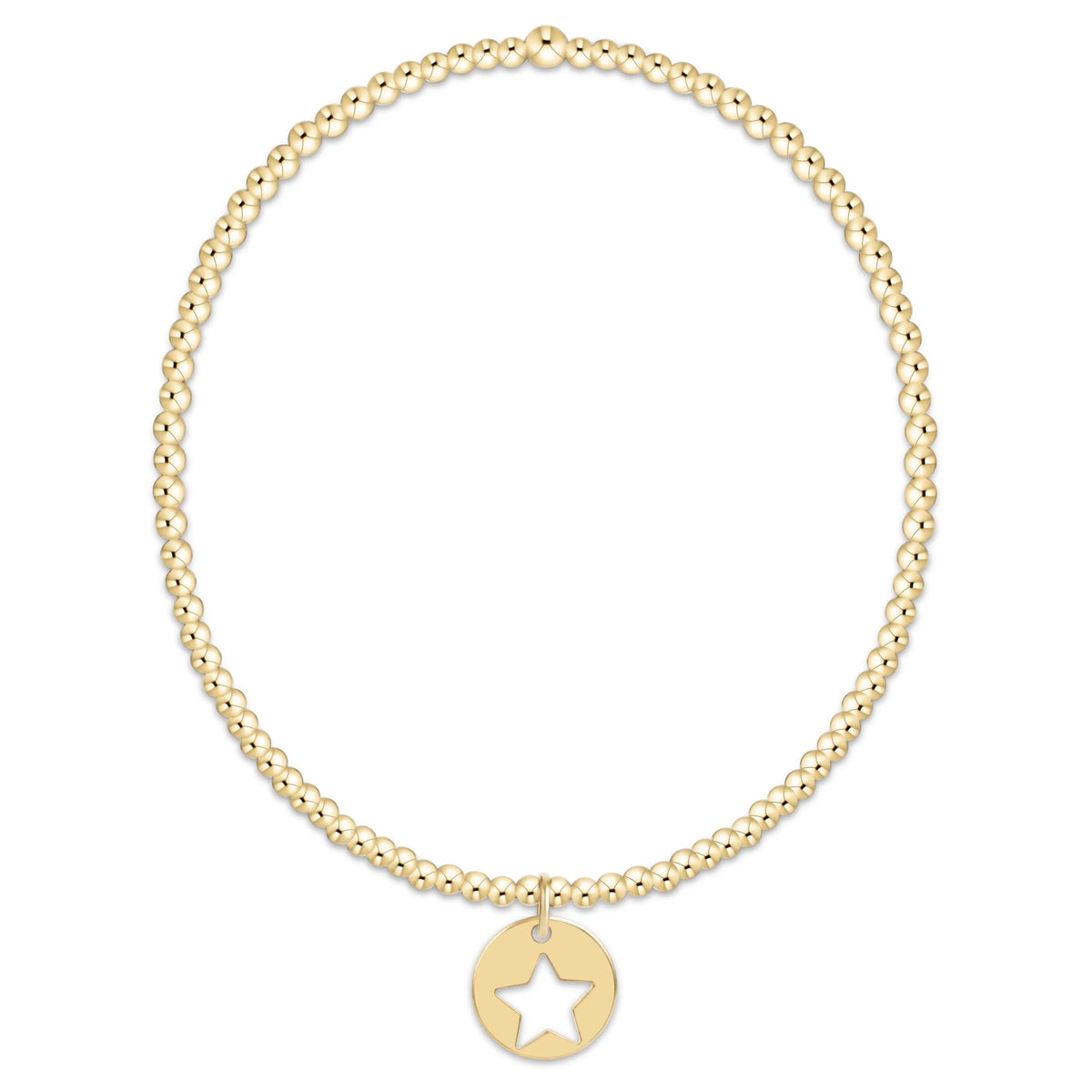Enewton Classic Gold 2mm Bracelet - Star Small Gold Disc JEWELRY:~~Unassigned~~ ENEWTON 