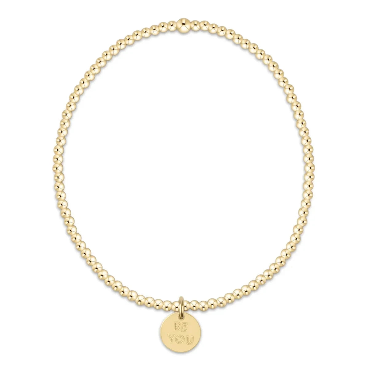 Enewton Classic Gold 2mm Bracelet - be you. Small Gold Disc JEWELRY:~~Unassigned~~ ENEWTON 