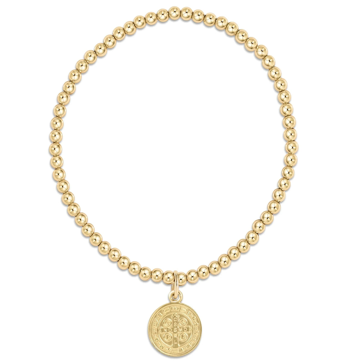 Enewton Classic Gold 3mm Bracelet - Blessing Gold Disc JEWELRY:~~Unassigned~~ ENEWTON 