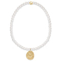 Enewton Classic Pearl 3mm Bracelet - Inspire Love Small Gold Disc JEWELRY:~~Unassigned~~ ENEWTON 
