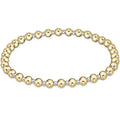 Classic Grateful Pattern 4mm Bead Bracelet - Mixed Metal JEWELRY ENEWTON 