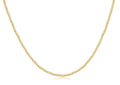 15" Choker Classic Gold 2mm Bead JEWELRY ENEWTON 