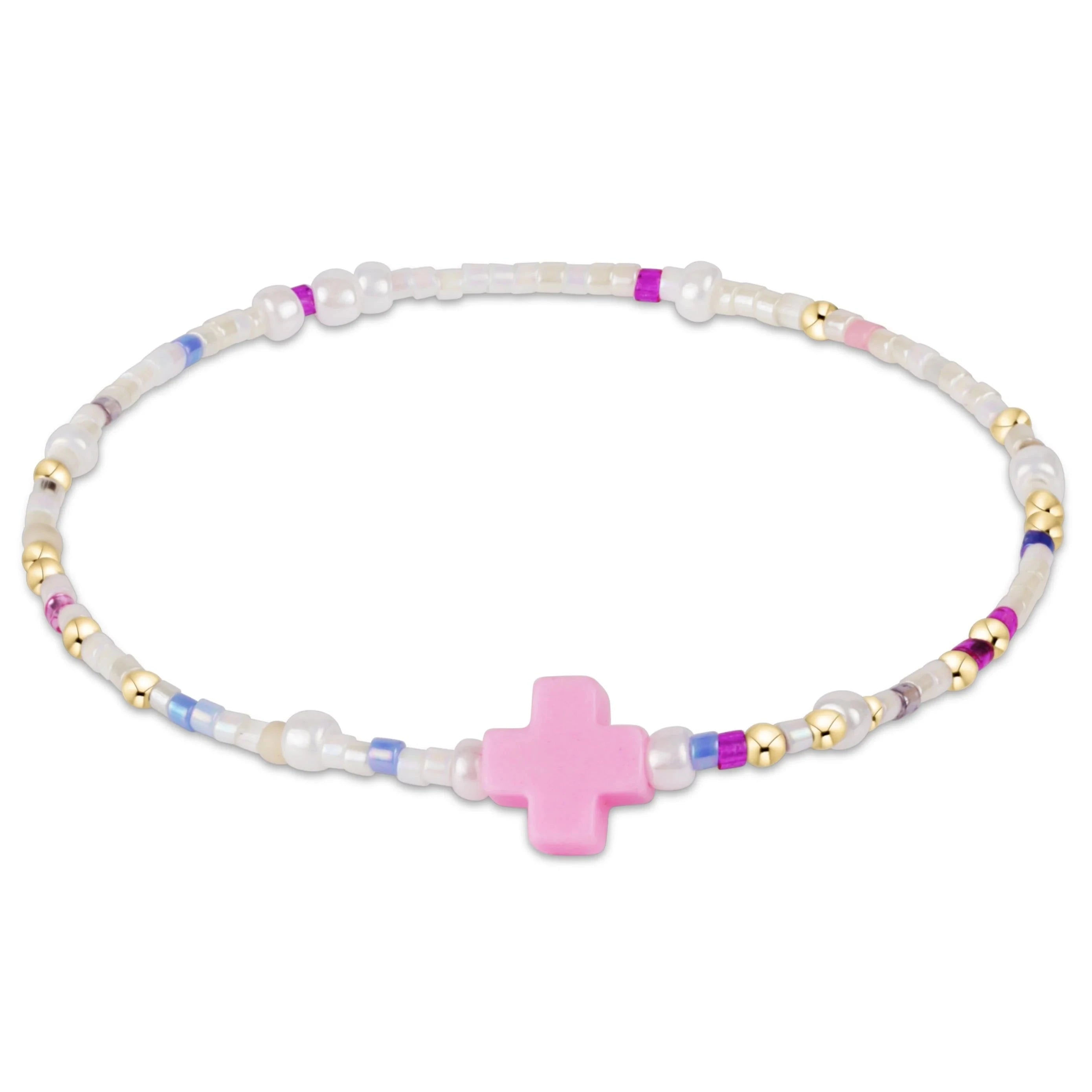 Enewton e girl Hope Unwritten Signature Cross Bracelet-With Sprikles on Top GIFT/OTHER ENEWTON 