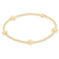 Enewton e girl Signature Cross Small Gold Pattern 2 mm Bead Bracelet GIFT/OTHER ENEWTON 