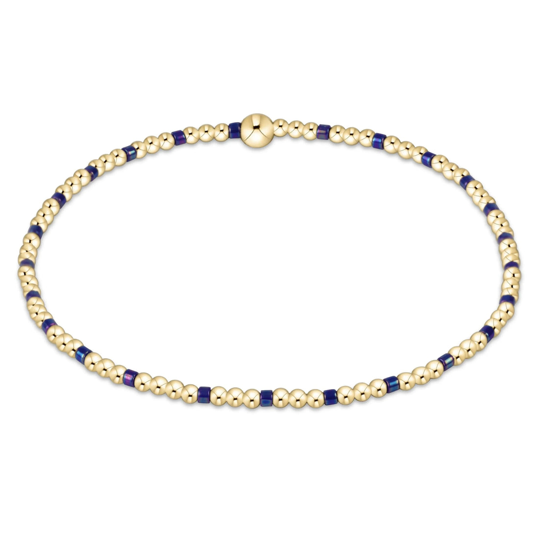 Enewton e girl Hope Sincerity Pattern 2mm Bead Bracelet-Blue Metallic GIFT/OTHER ENEWTON 