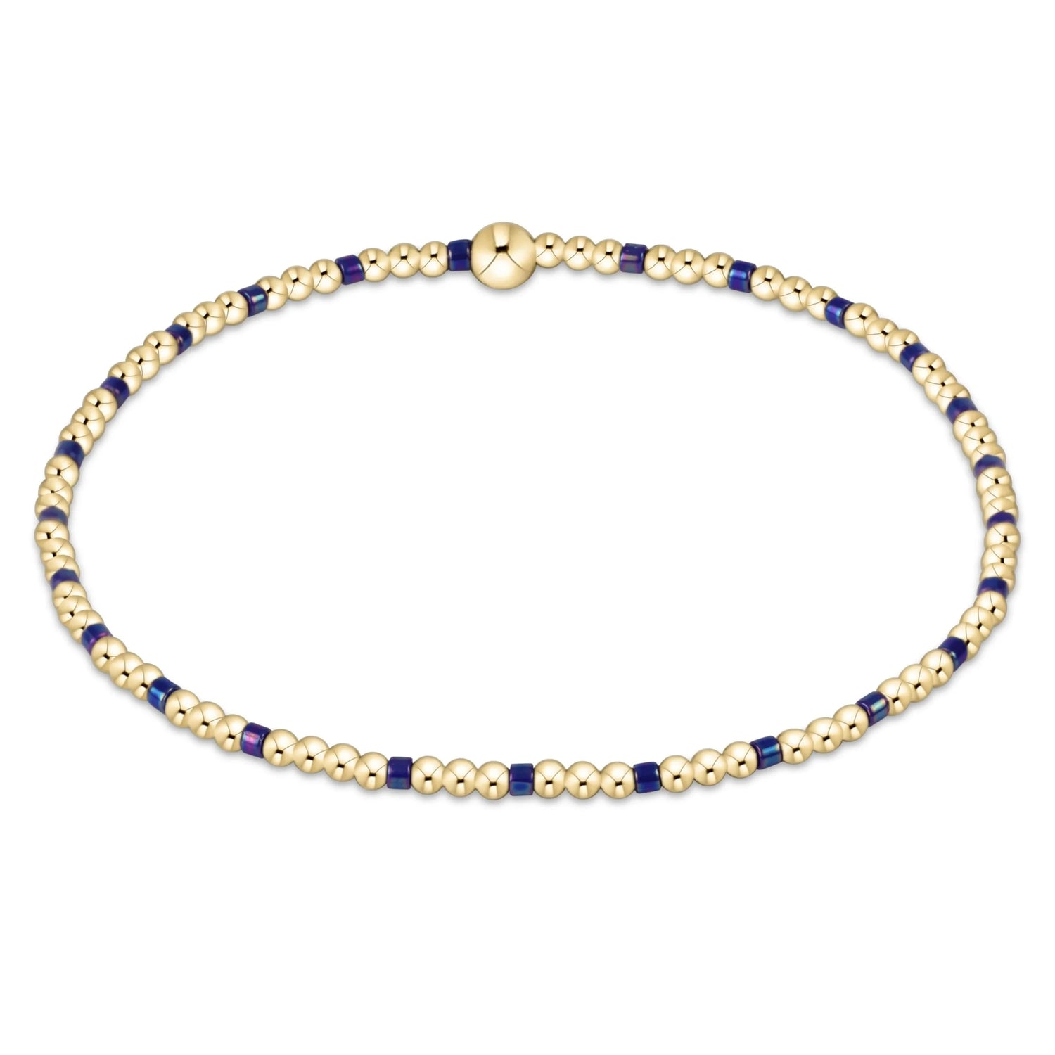 Enewton e girl Hope Sincerity Pattern 2mm Bead Bracelet-Blue Metallic GIFT/OTHER ENEWTON 