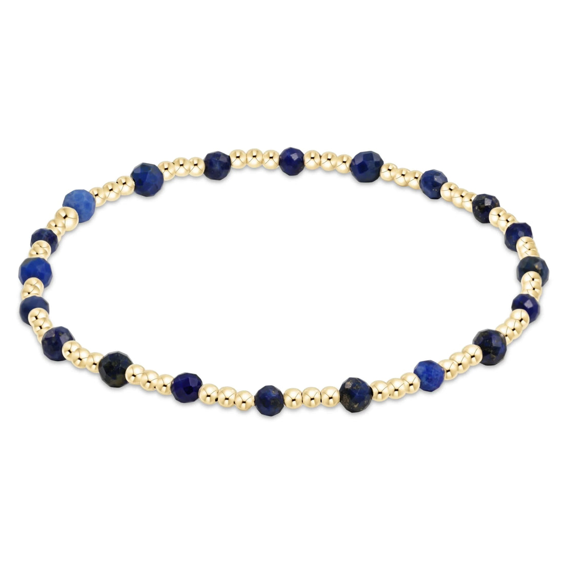 Enewton e girl Gemstone Gold Sincerity Pattern 3mm Bead Bracelet-Lapis GIFT/OTHER ENEWTON 
