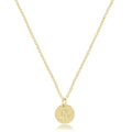 Enewton e girl 14" Necklace Gold-Be You Small Gold Disc JEWELRY ENEWTON 
