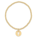 Enewton Extended Classic Gold 3mm Bead Bracelet Blessed Gold Disc JEWELRY ENEWTON 