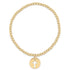 Enewton Extended Classic Gold 3mm Bead Bracelet Blessed Gold Disc JEWELRY ENEWTON 