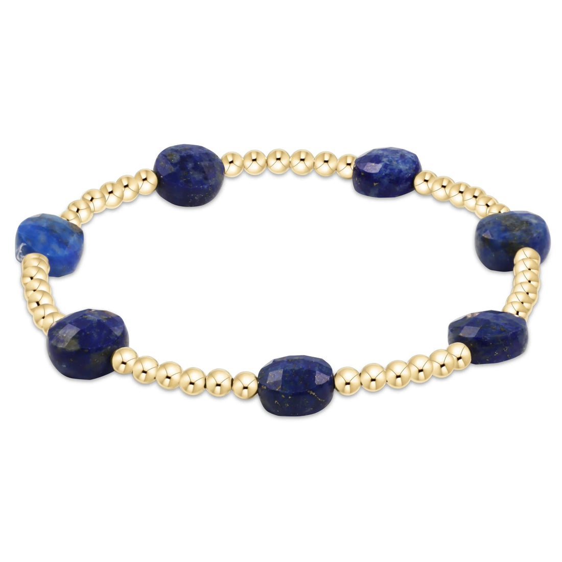 Enewton Admire Gold 3mm Bead Bracelet- Lapis JEWELRY ENEWTON 