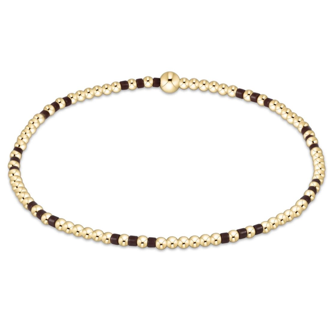 Enewton Hope Joy Pattern 2mm Bead Bracelet- Chocolate JEWELRY ENEWTON 