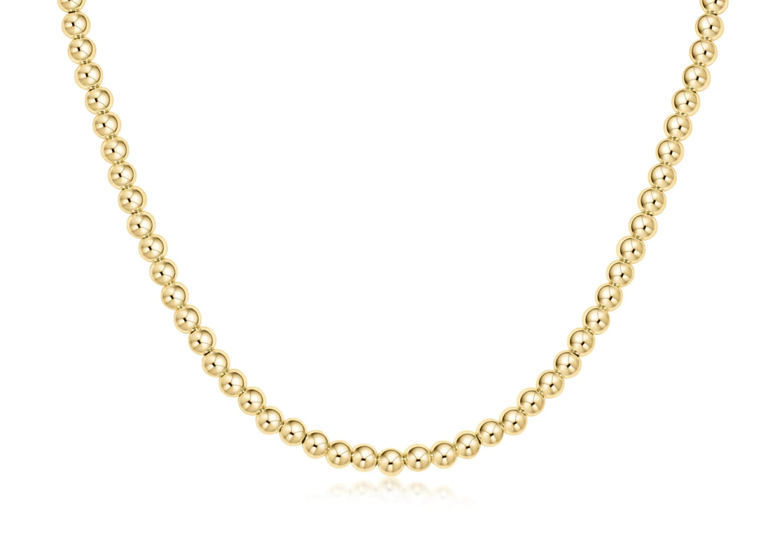 Enewton 17" Chocker Classic Gold 4mm Bead JEWELRY ENEWTON 
