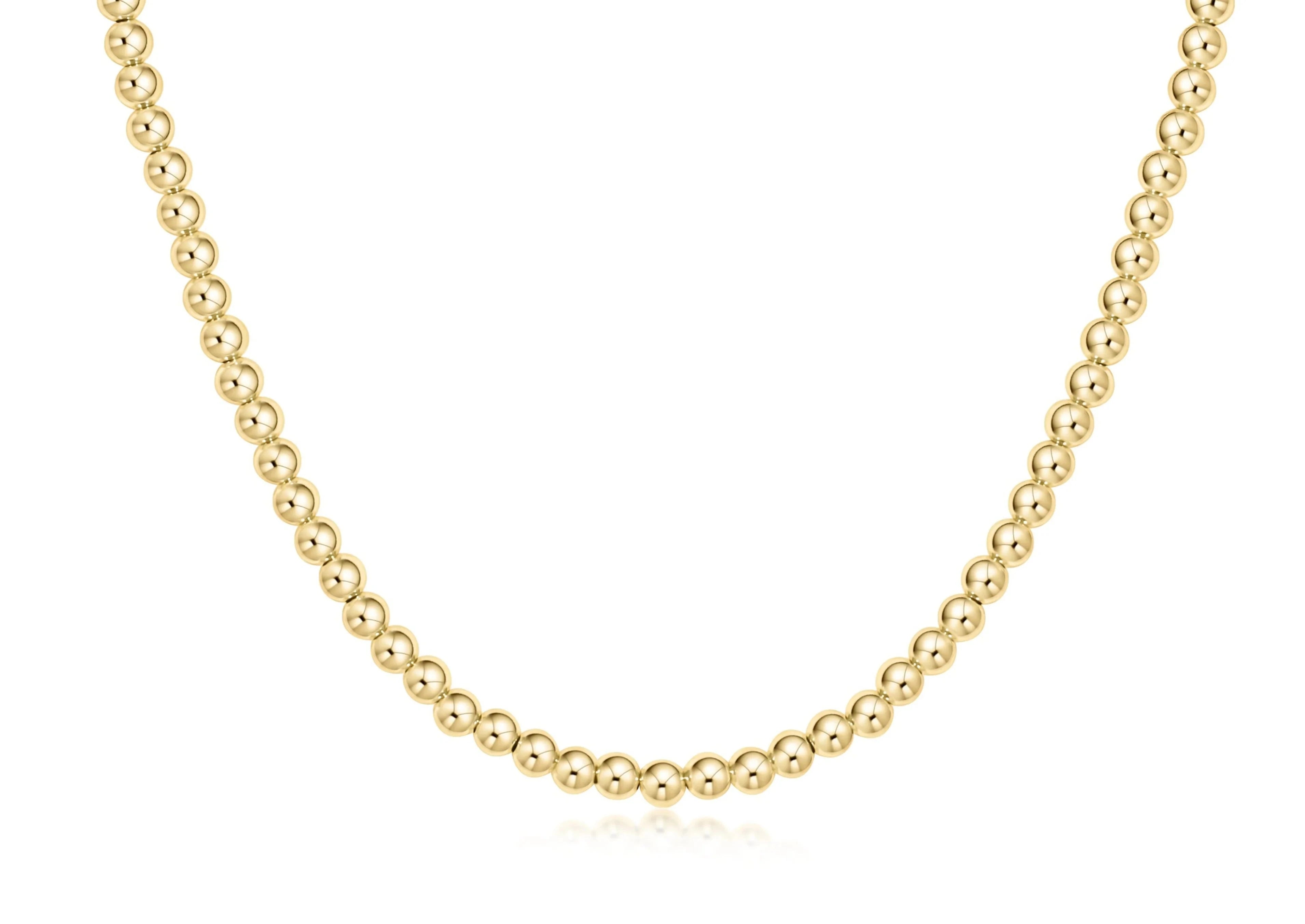 Enewton 17" Chocker Classic Gold 4mm Bead JEWELRY ENEWTON 