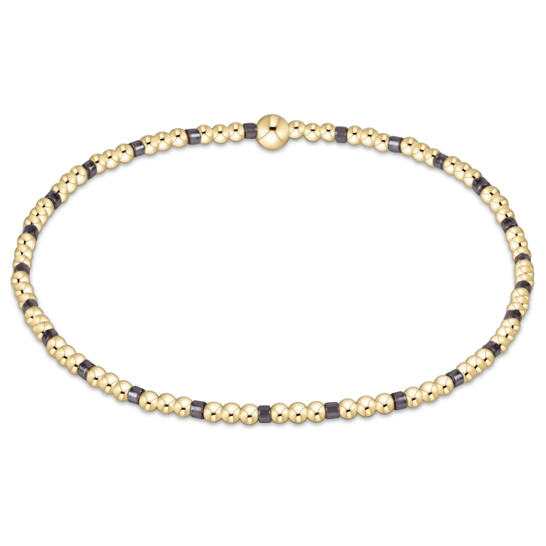 Enewton Hope Sincerity Pattern 2mm Bead Bracelet- Taupe with a Twist JEWELRY ENEWTON 