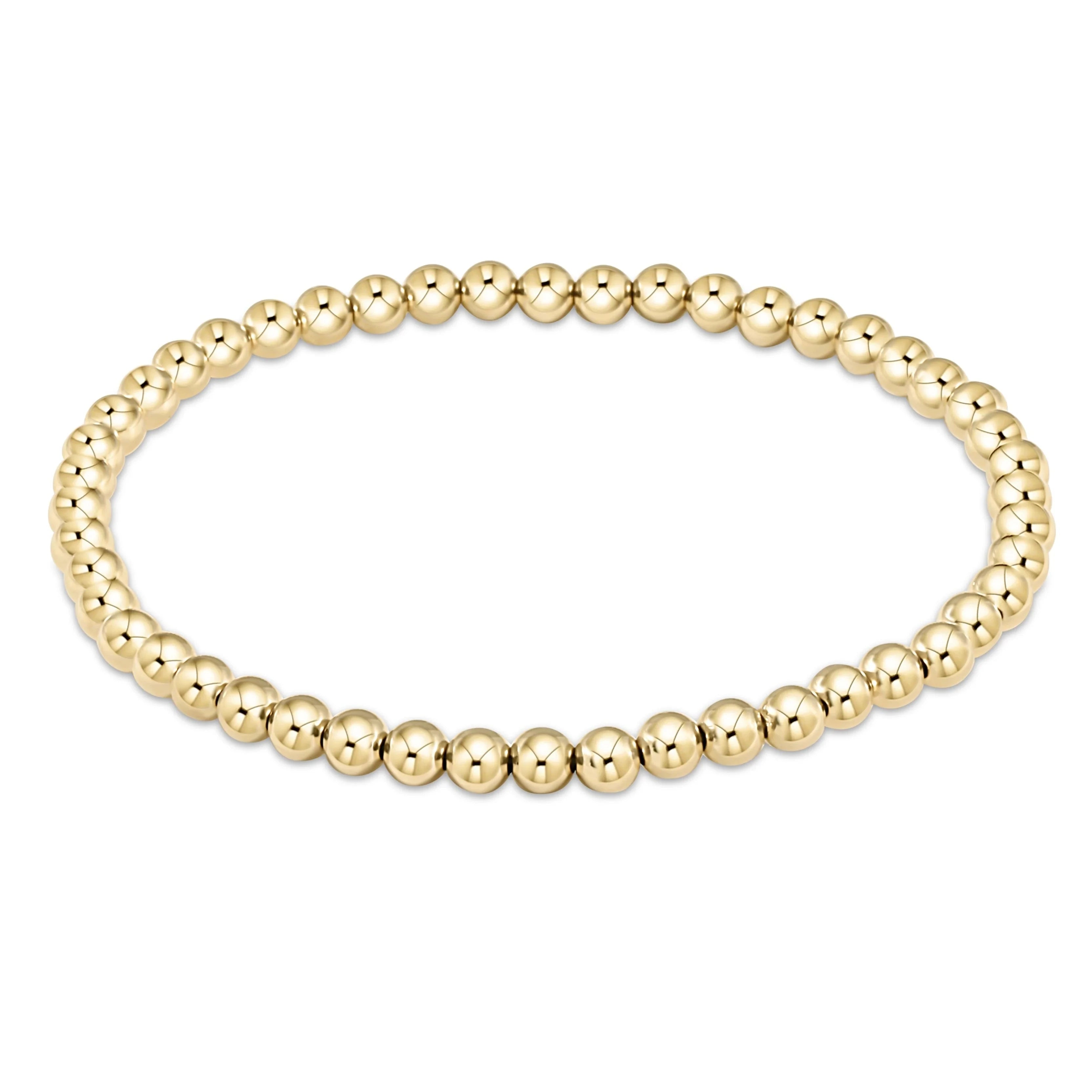 Classic Gold 4mm Bead Bracelet JEWELRY ENEWTON 