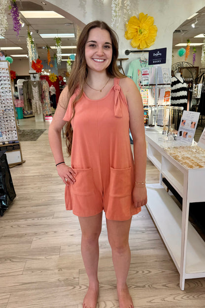 Weekend Brushed Ribbed Romper DRESS COCO+CARMEN 