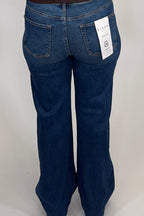 High Rise Wide Leg Adjustable Waistband Jeans JEANS:~~Unassigned~~ RISEN 