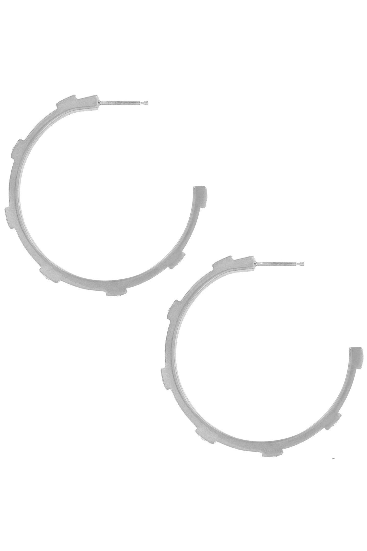 Meridian Zenith Station Hoop Earrings BJEWELRY K.Lane&